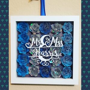 Flower shadow box